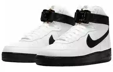 1017 ALYX 9SM x Nike Air Force 1 High White Black