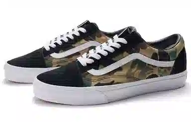 A BATHING APE x Vans Old Skool Low Black Camo