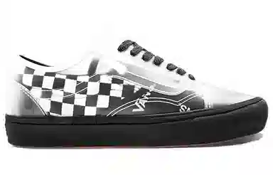 Vans Slip-Skool ComfyCush Black White Checkerboard