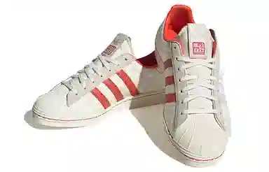 adidas Superstar 80s White Red