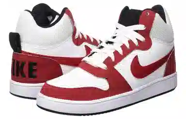 Nike Court Borough Mid Red White