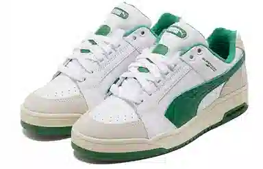 PUMA Slipstream Low Retro White Green