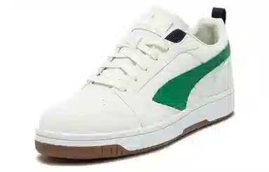 PUMA Rebound V6 Low White Green