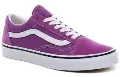Vans Old Skool White Purple