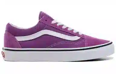 Vans Old Skool White Purple