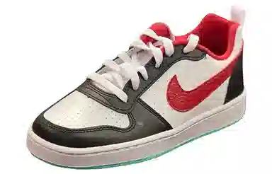 Nike Court Borough Low White Red Black