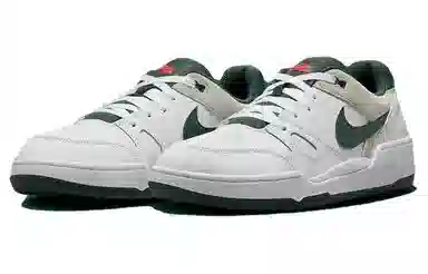 Nike Full Force Low White Green Suede