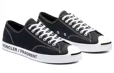 Fragment Design x Moncler x Converse Jack Purcell Low Black