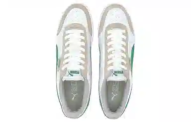 PUMA Court Legend Lo White Green Brown