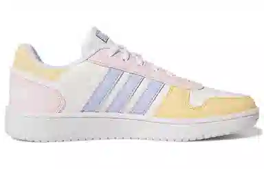 adidas Neo Hoops 2.0 White Yellow Pink