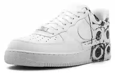 CDG x Supreme x Nike Air Force 1 Low White Black