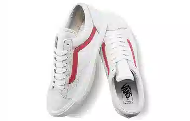 Vans Style 36 LX White Red