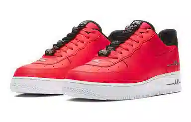 Nike Air Force 1 Low 'Double Air' Red Black