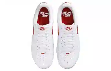Nike Air Force 1 "Color of the Month" White Red