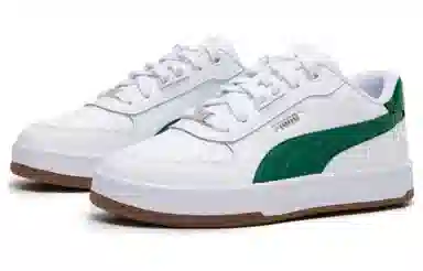PUMA Low Top Sneakers White Green