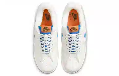 Nike Air Force 1 Sherpa Fleece White Blue