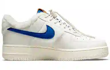 Nike Air Force 1 Sherpa Fleece White Blue