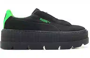 PUMA Rihanna Fenty Cleated Creeper Surf Black Green