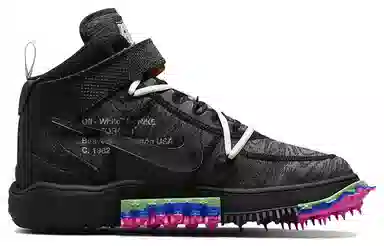 OFF-WHITE x Nike Air Force 1 Mid SP Black