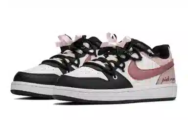 Nike Court Borough Low GS Black Pink