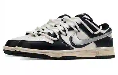 Nike Dunk Leather 806 Planet Silver Ink 2