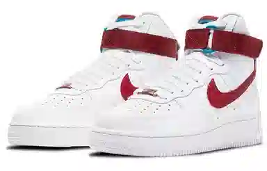 Nike Air Force 1 High White Red Green