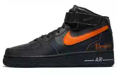 Nike Air Force 1 Mid Black Orange