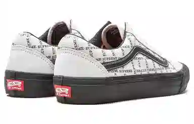 Supreme x Vans Old Skool Pro White Black 2020