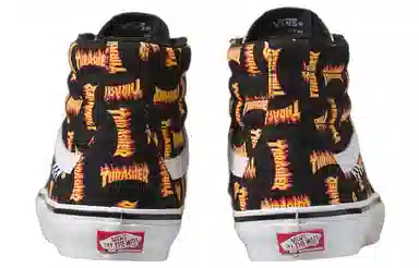 Thrasher x Vans SK8 High Black Yellow