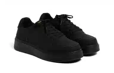 HUANQIU Thick Sole Sneakers Black