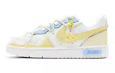 Nike Court Borough Low GS Blue Yellow