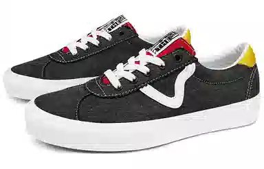 Vans Sports Low Black Red Yellow
