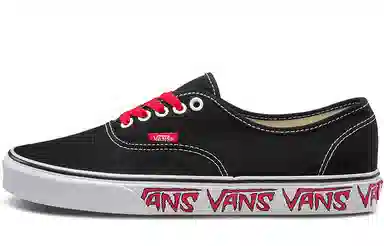 Vans Authentic Black Red