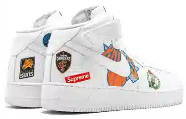 Supreme x Nike Air Force 1 High NBA White