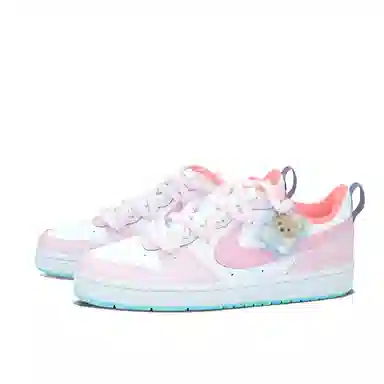 Nike Court Borough GS Pink White