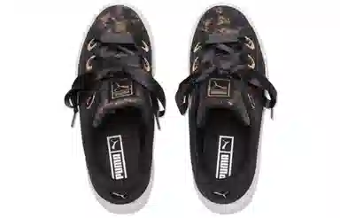 PUMA Platform Low Black Gold