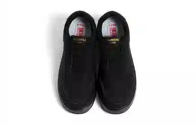 HUANQIU Thick Sole Sneakers Black