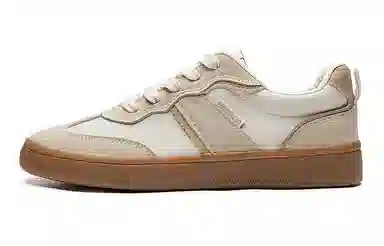 Warrior Retro Low-Top Beige Coffee
