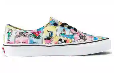 Vans Authentic Pink White Blue
