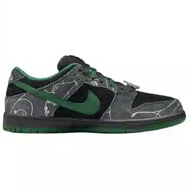 There Skateboards x Nike Dunk SB Black Green
