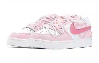 Nike Court Borough Low GS Pink White