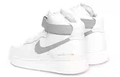 1017 ALYX 9SM x Nike Air Force 1 High White Grey