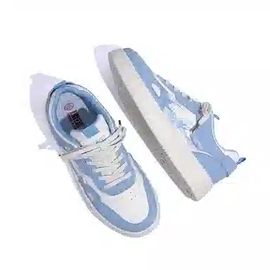 HUANQIU Fashion Low-top Sneakers White Black