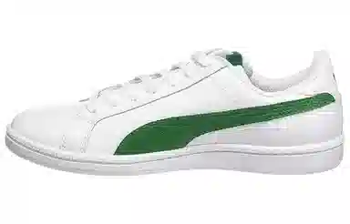 PUMA Smash Leather Green White