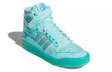 Jeremy Scott x adidas Forum Dipped Mint Blue