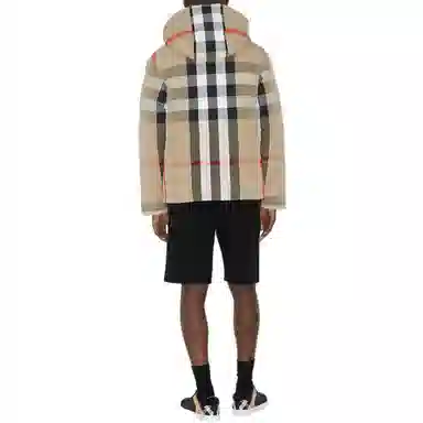 Burberry FW22 Hooded Puffer Jacket Beige