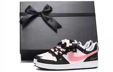 Nike Court Borough GS Black Pink