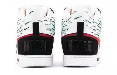 Nike Court Borough Mid Black White