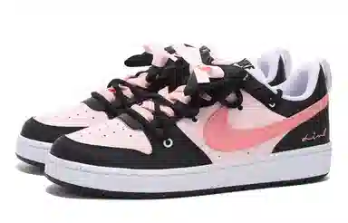 Nike Court Borough GS Black Pink