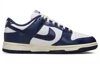 Nike Dunk Low "Midnight Navy and White"